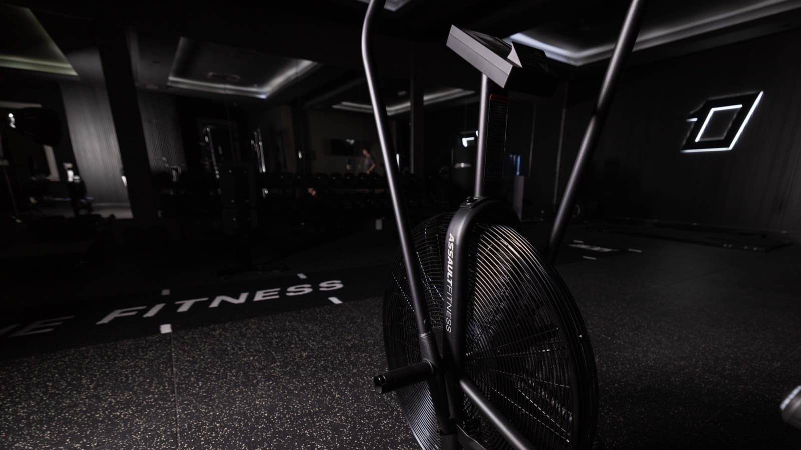 Weight plates stacked and ready
